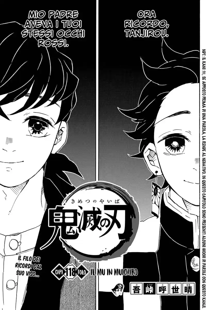 Kimetsu no Yaiba Capitolo 118 page 2