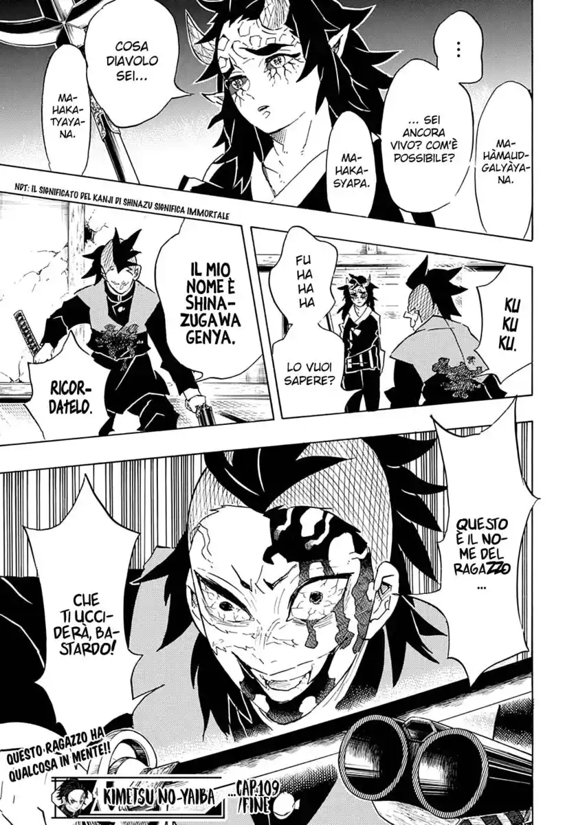 Kimetsu no Yaiba Capitolo 109 page 20