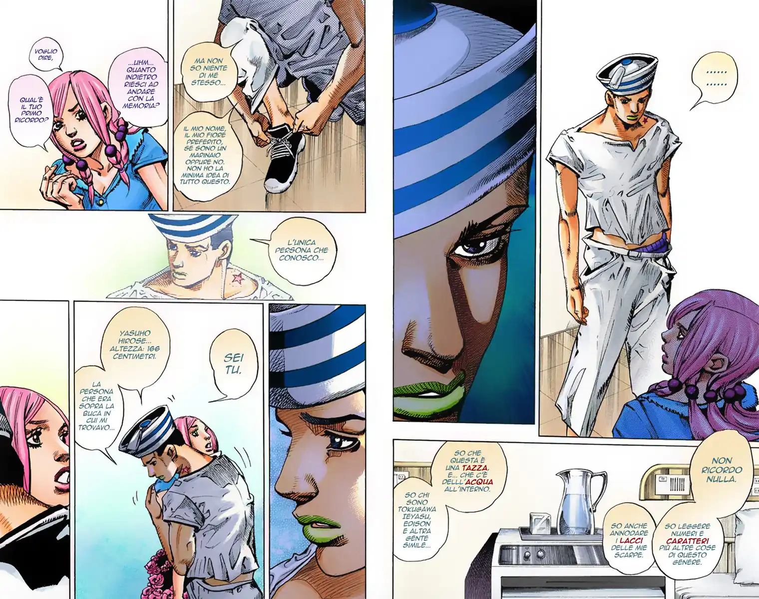 JoJo's Bizarre Adventure Part 8 - JoJolion (Official Colored) Capitolo 02 page 7