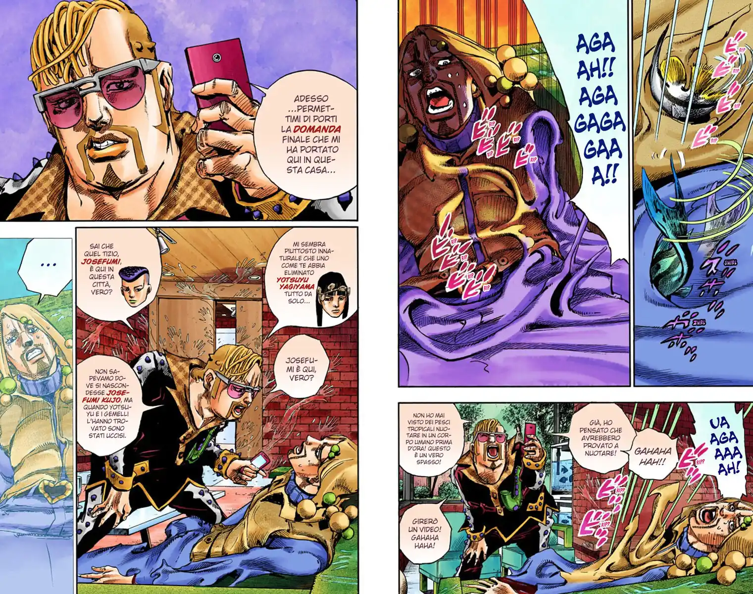 JoJo's Bizarre Adventure Part 8 - JoJolion (Official Colored) Capitolo 54 page 4