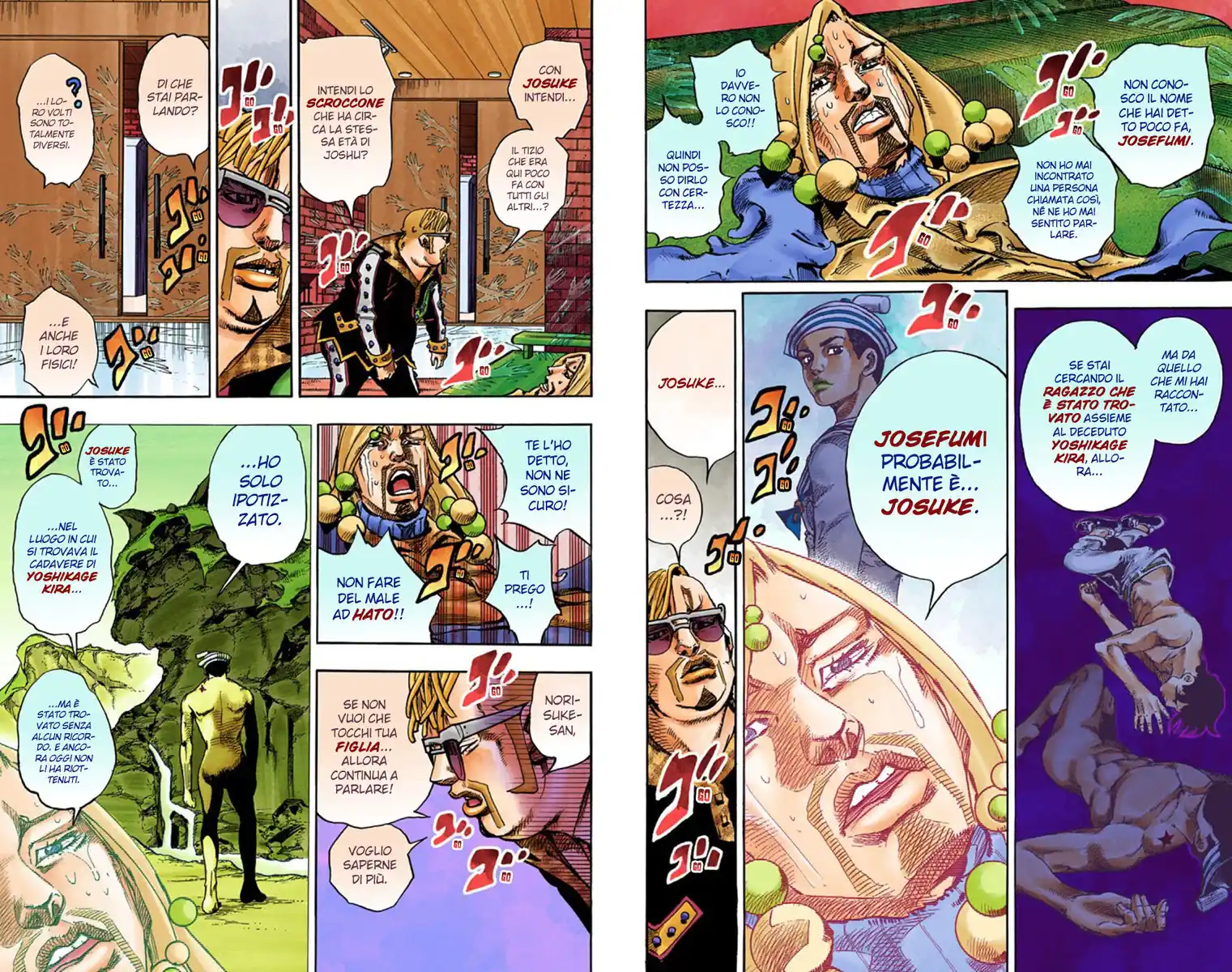 JoJo's Bizarre Adventure Part 8 - JoJolion (Official Colored) Capitolo 54 page 9