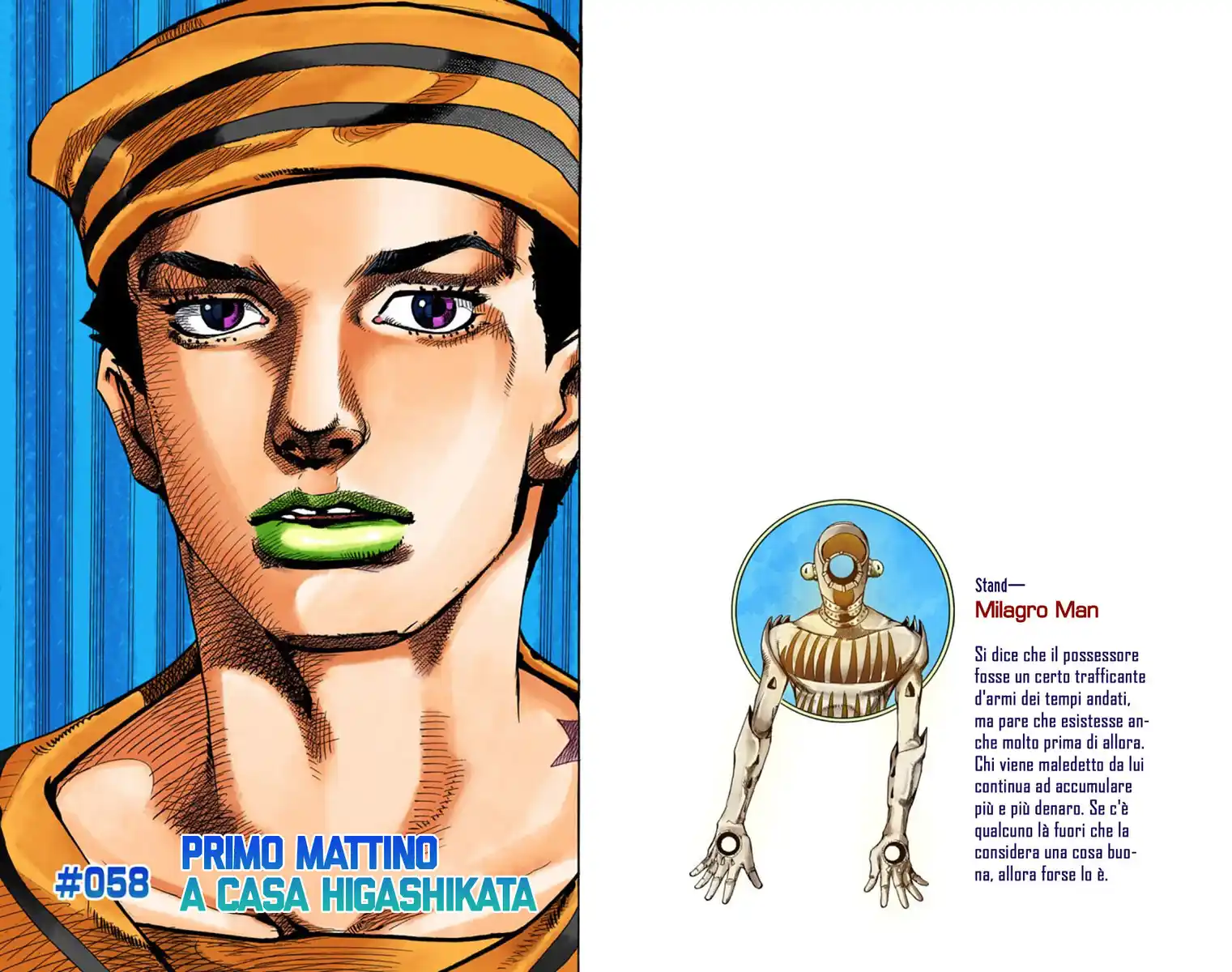 JoJo's Bizarre Adventure Part 8 - JoJolion (Official Colored) Capitolo 58 page 1