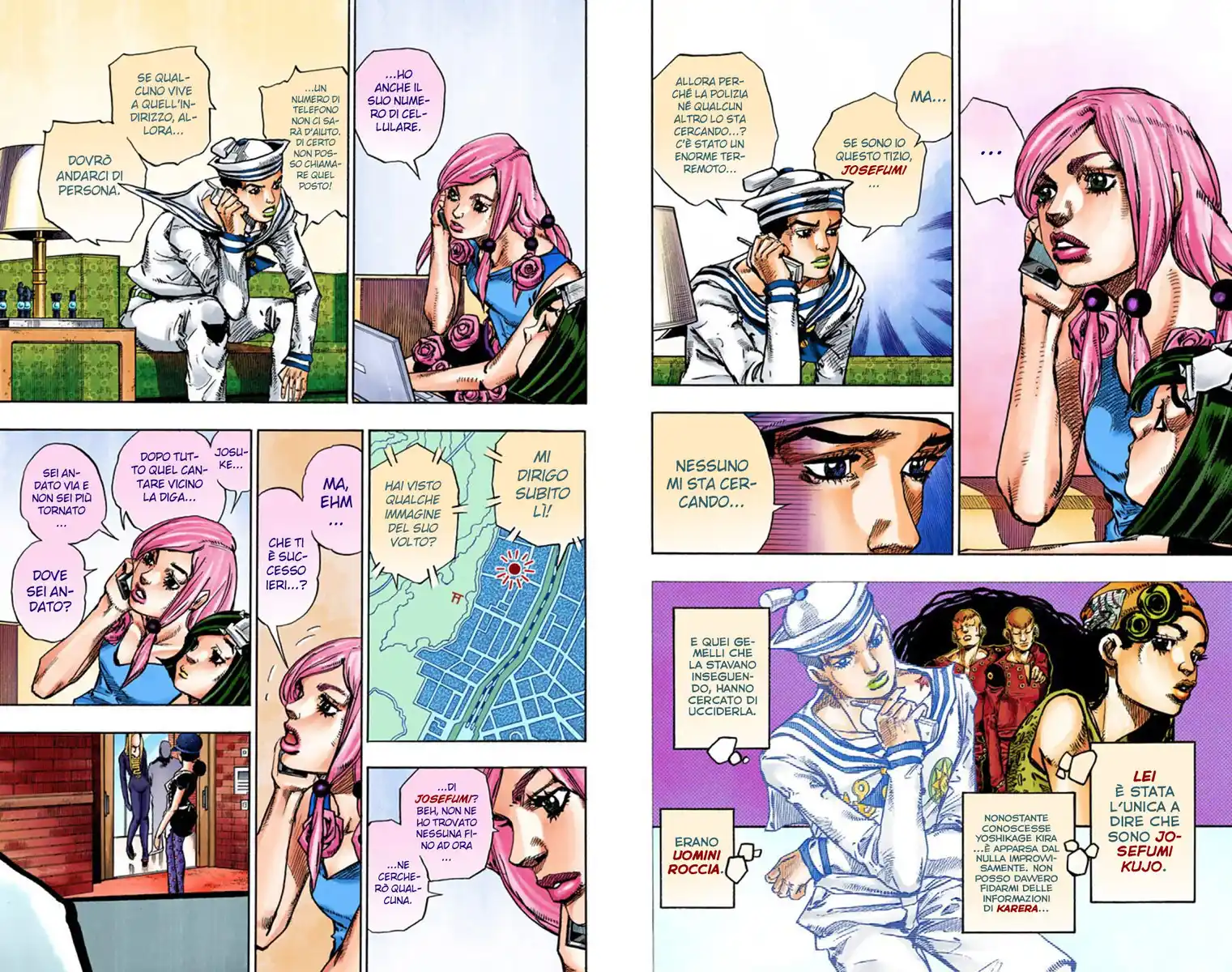 JoJo's Bizarre Adventure Part 8 - JoJolion (Official Colored) Capitolo 47 page 9