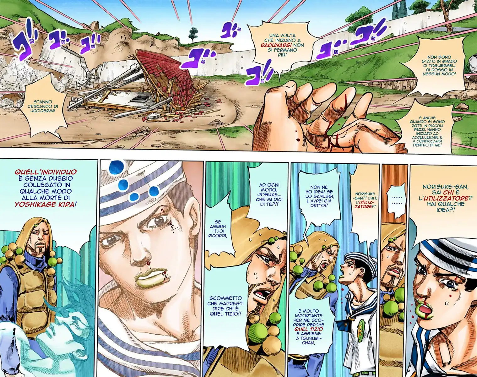 JoJo's Bizarre Adventure Part 8 - JoJolion (Official Colored) Capitolo 28 page 10