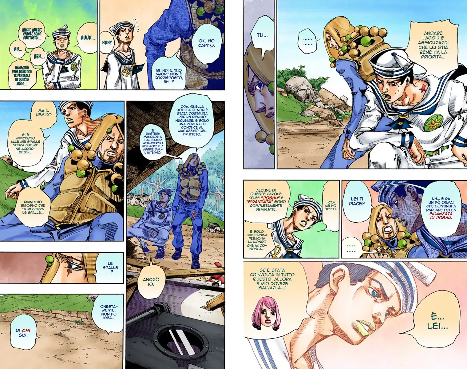 JoJo's Bizarre Adventure Part 8 - JoJolion (Official Colored) Capitolo 28 page 12