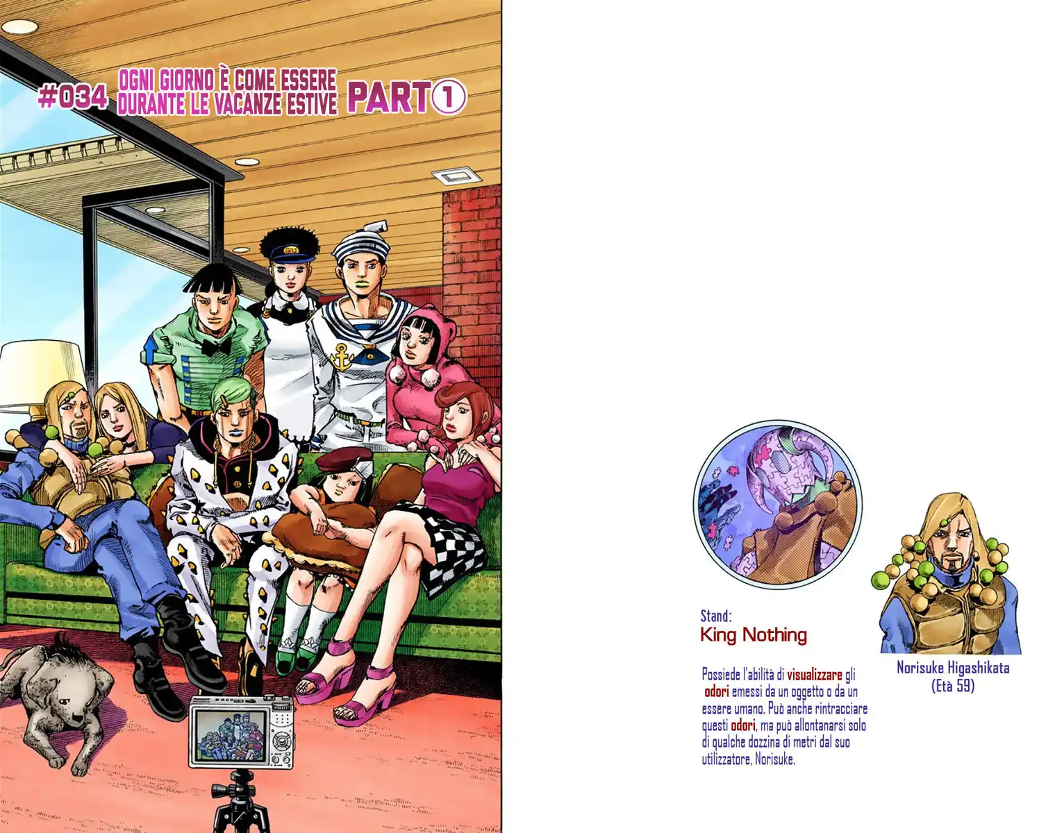 JoJo's Bizarre Adventure Part 8 - JoJolion (Official Colored) Capitolo 34 page 1