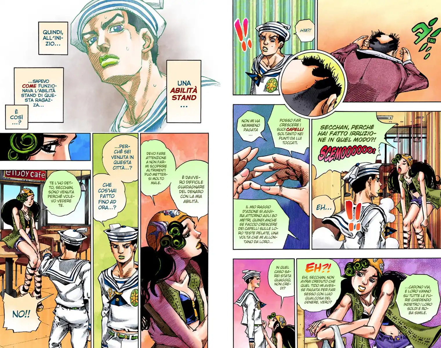 JoJo's Bizarre Adventure Part 8 - JoJolion (Official Colored) Capitolo 44 page 8