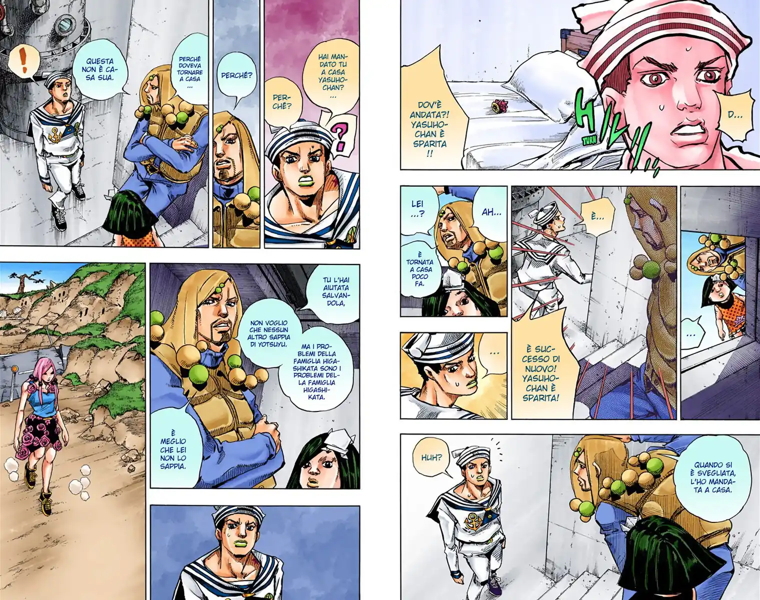 JoJo's Bizarre Adventure Part 8 - JoJolion (Official Colored) Capitolo 33 page 6