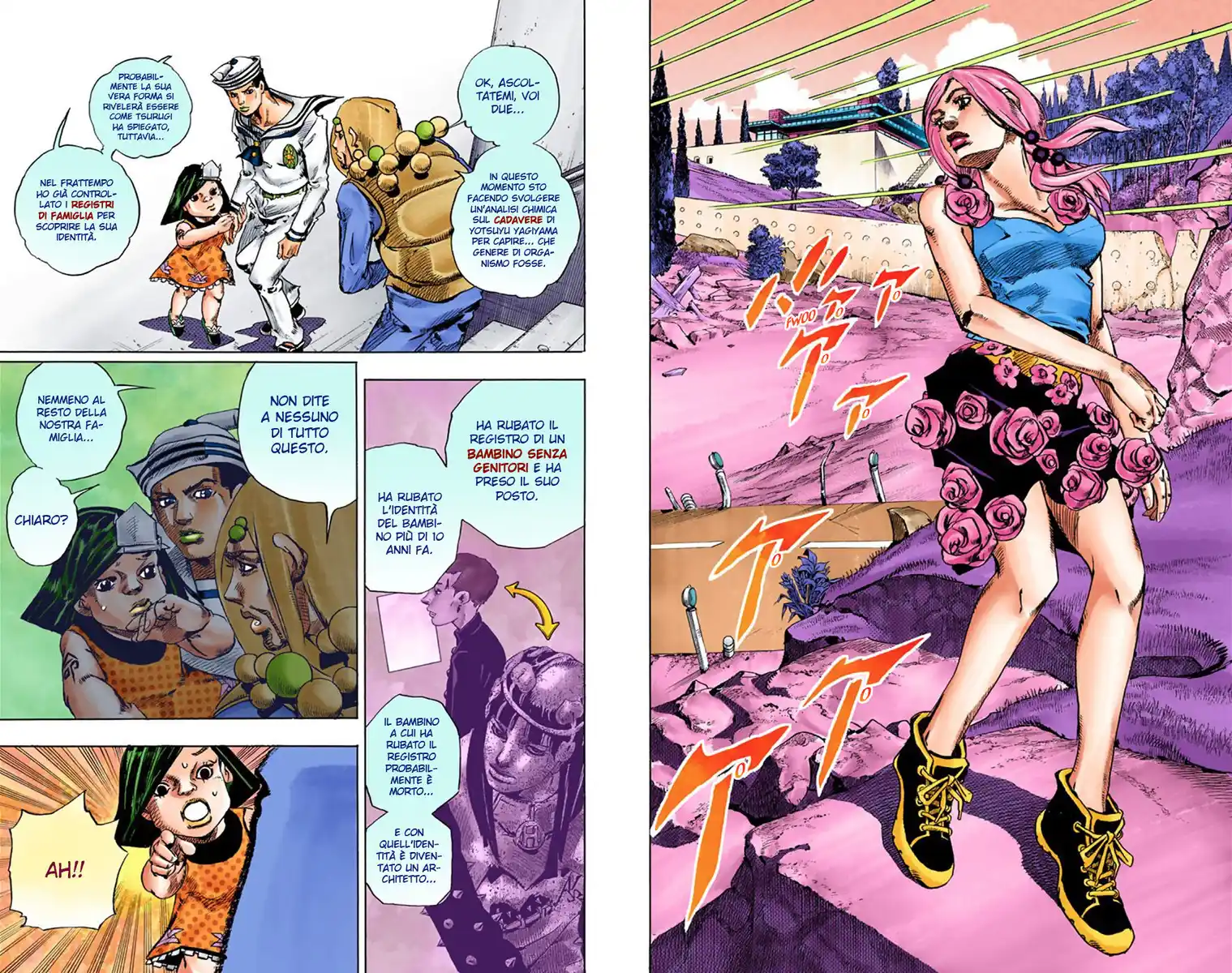 JoJo's Bizarre Adventure Part 8 - JoJolion (Official Colored) Capitolo 33 page 7