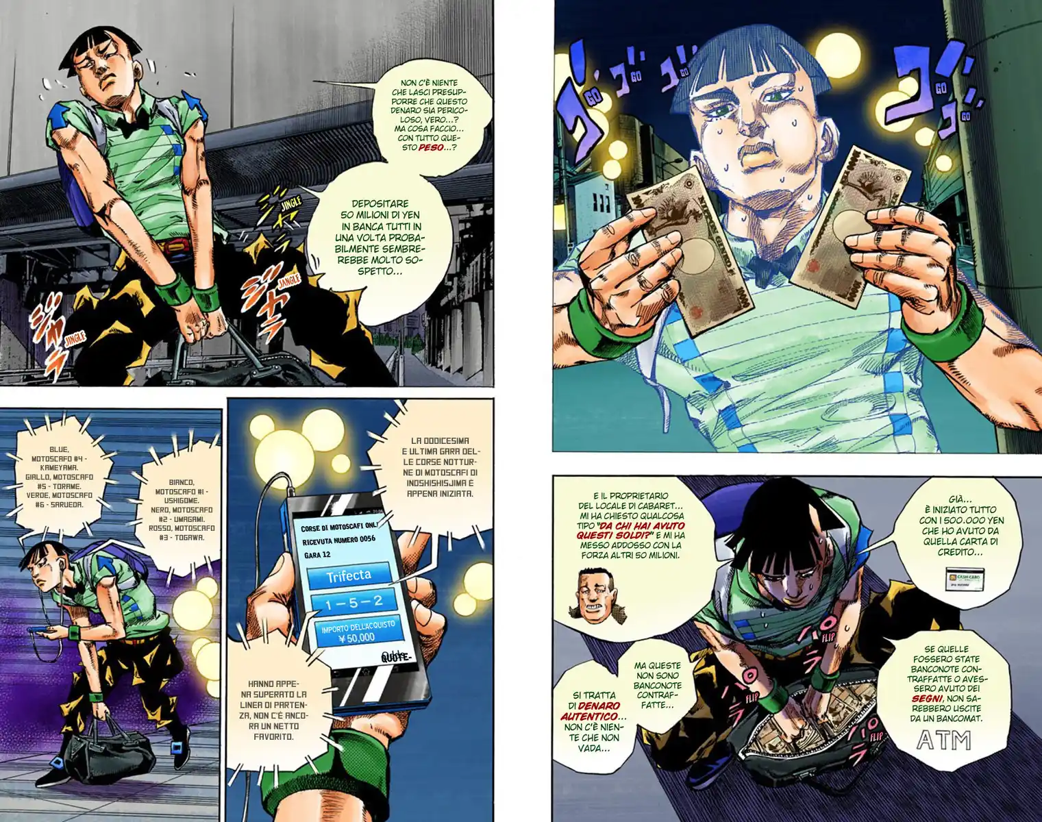 JoJo's Bizarre Adventure Part 8 - JoJolion (Official Colored) Capitolo 57 page 4