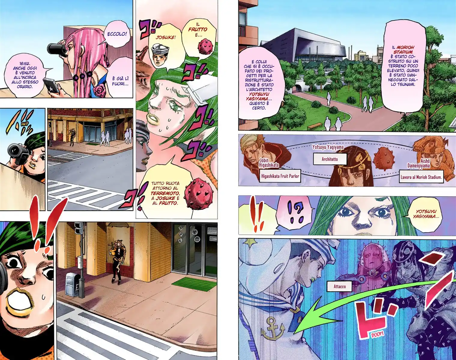 JoJo's Bizarre Adventure Part 8 - JoJolion (Official Colored) Capitolo 39 page 8