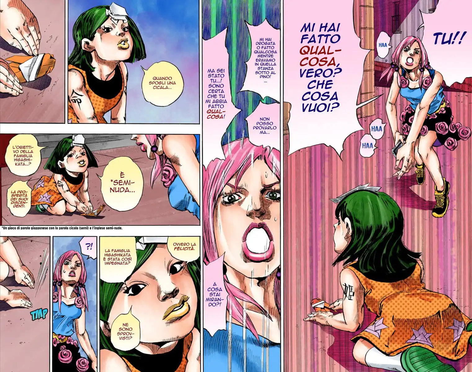 JoJo's Bizarre Adventure Part 8 - JoJolion (Official Colored) Capitolo 24 page 22