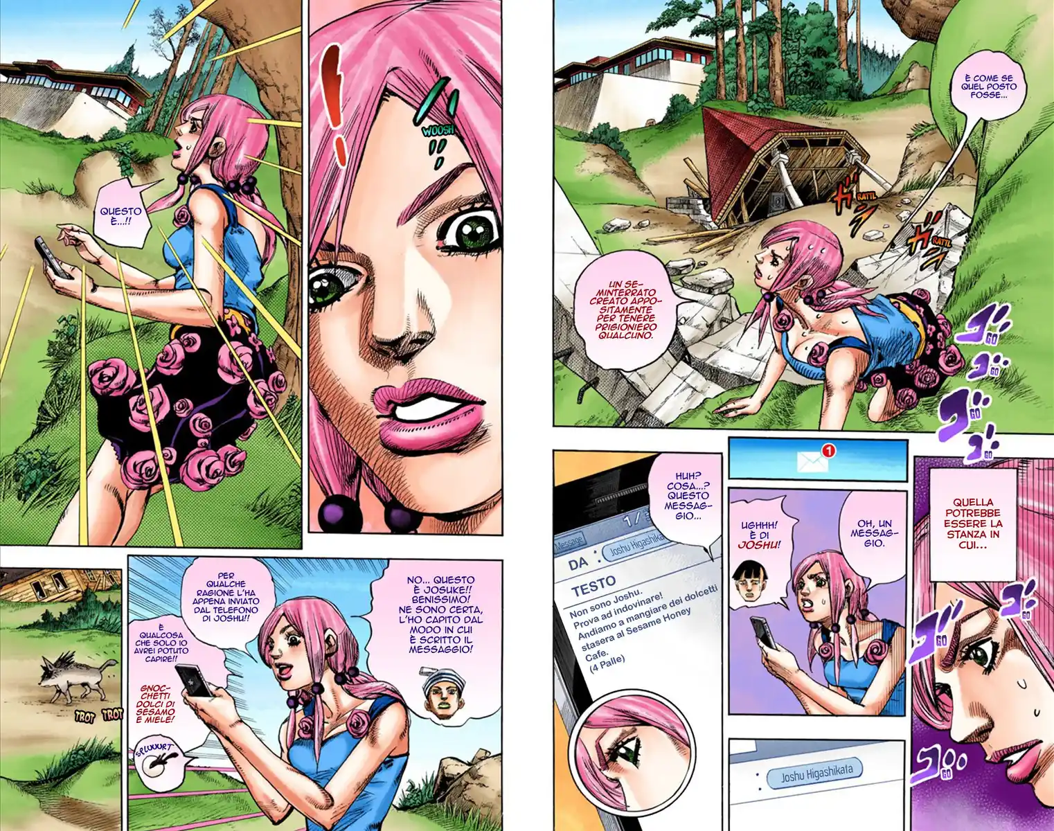 JoJo's Bizarre Adventure Part 8 - JoJolion (Official Colored) Capitolo 24 page 7