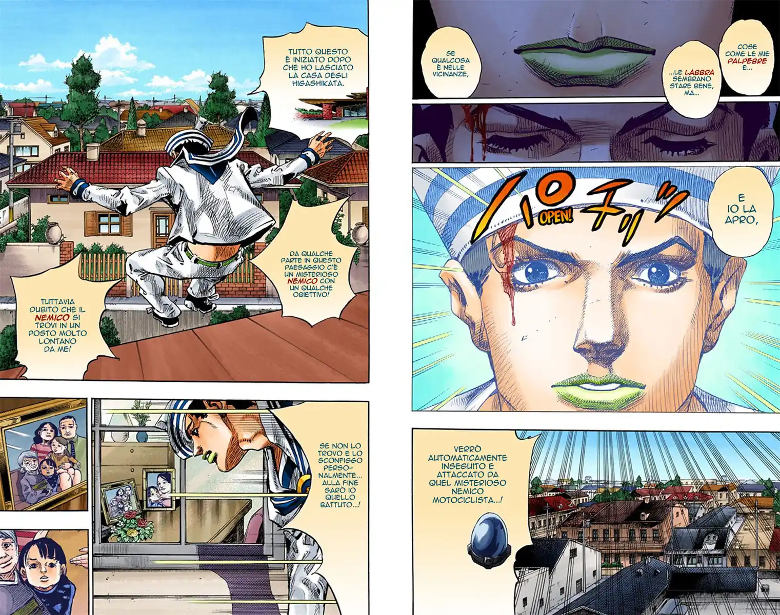 JoJo's Bizarre Adventure Part 8 - JoJolion (Official Colored) Capitolo 15 page 2