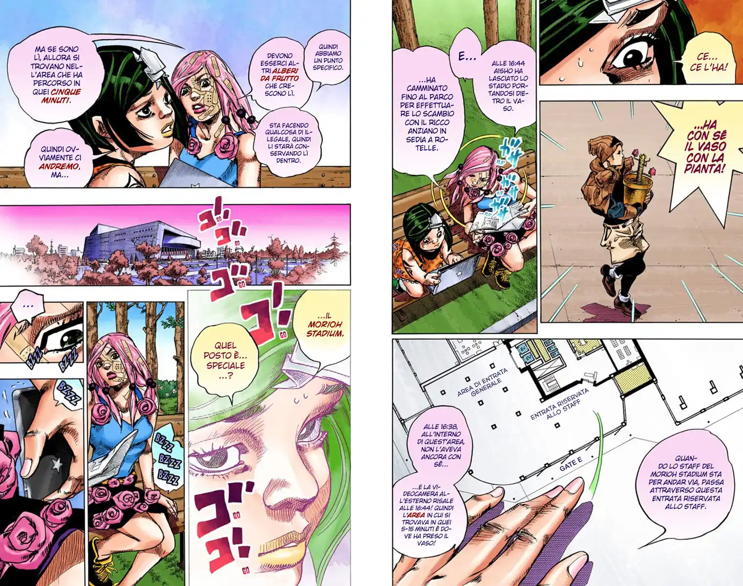 JoJo's Bizarre Adventure Part 8 - JoJolion (Official Colored) Capitolo 43 page 9