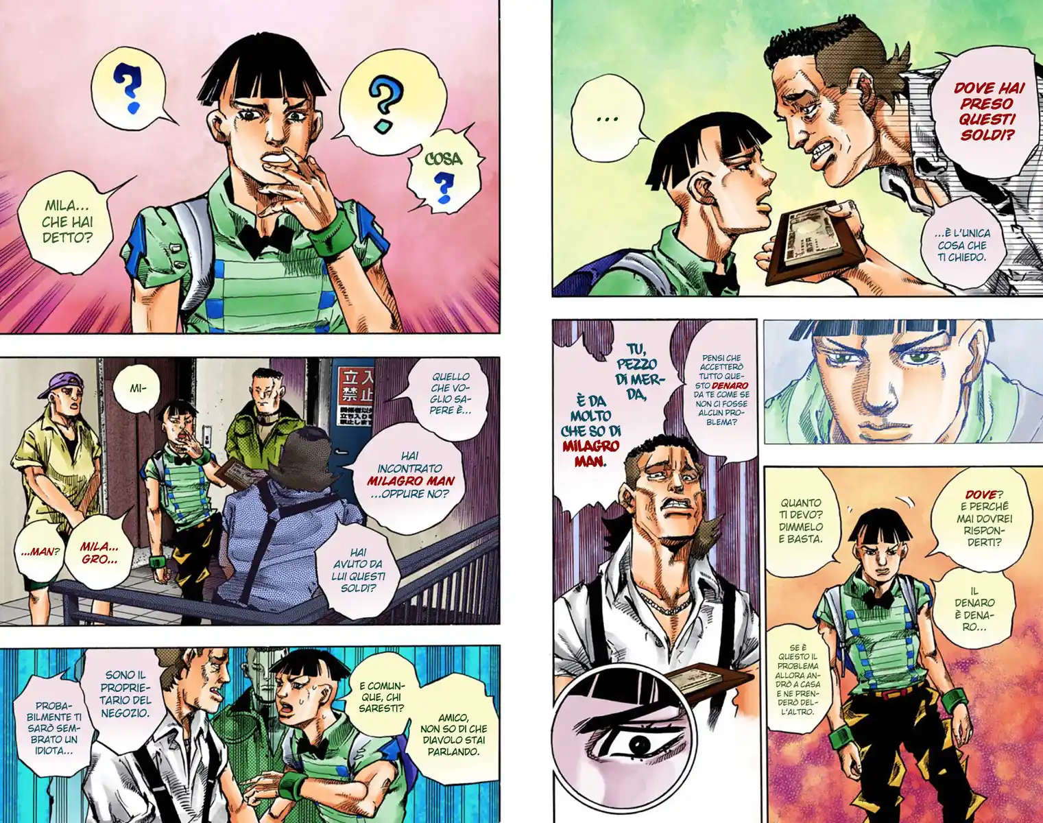 JoJo's Bizarre Adventure Part 8 - JoJolion (Official Colored) Capitolo 56 page 16