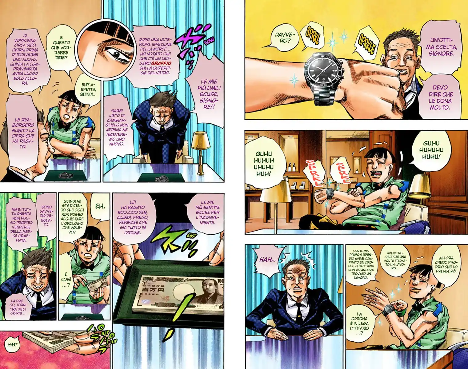 JoJo's Bizarre Adventure Part 8 - JoJolion (Official Colored) Capitolo 56 page 9