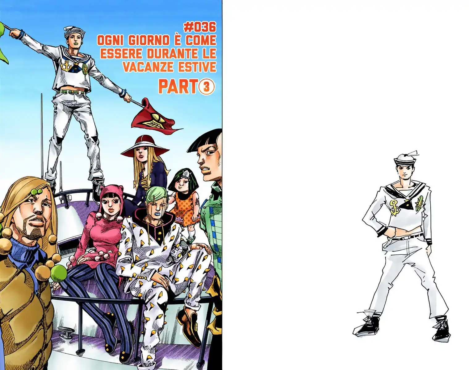 JoJo's Bizarre Adventure Part 8 - JoJolion (Official Colored) Capitolo 36 page 1