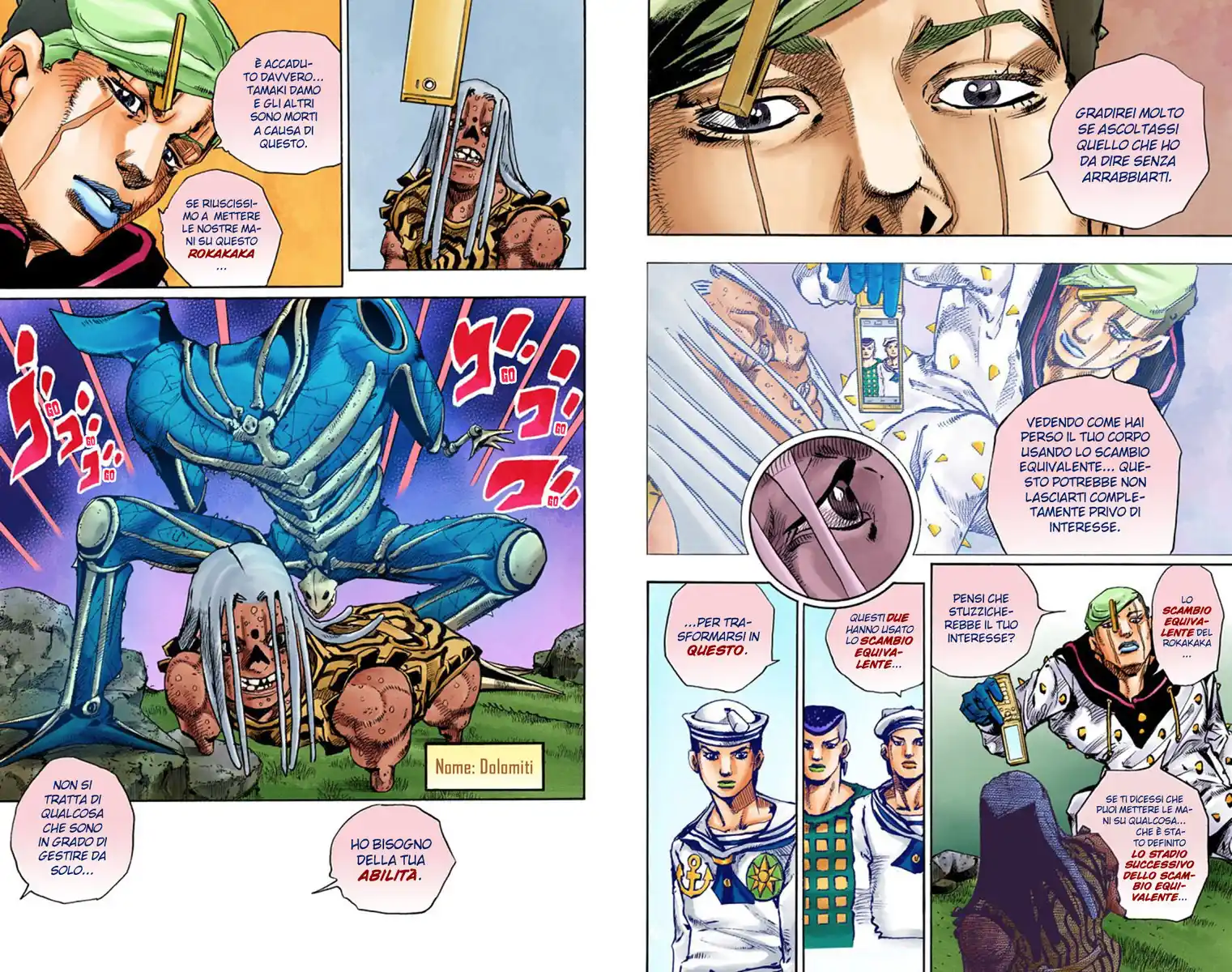 JoJo's Bizarre Adventure Part 8 - JoJolion (Official Colored) Capitolo 60 page 6