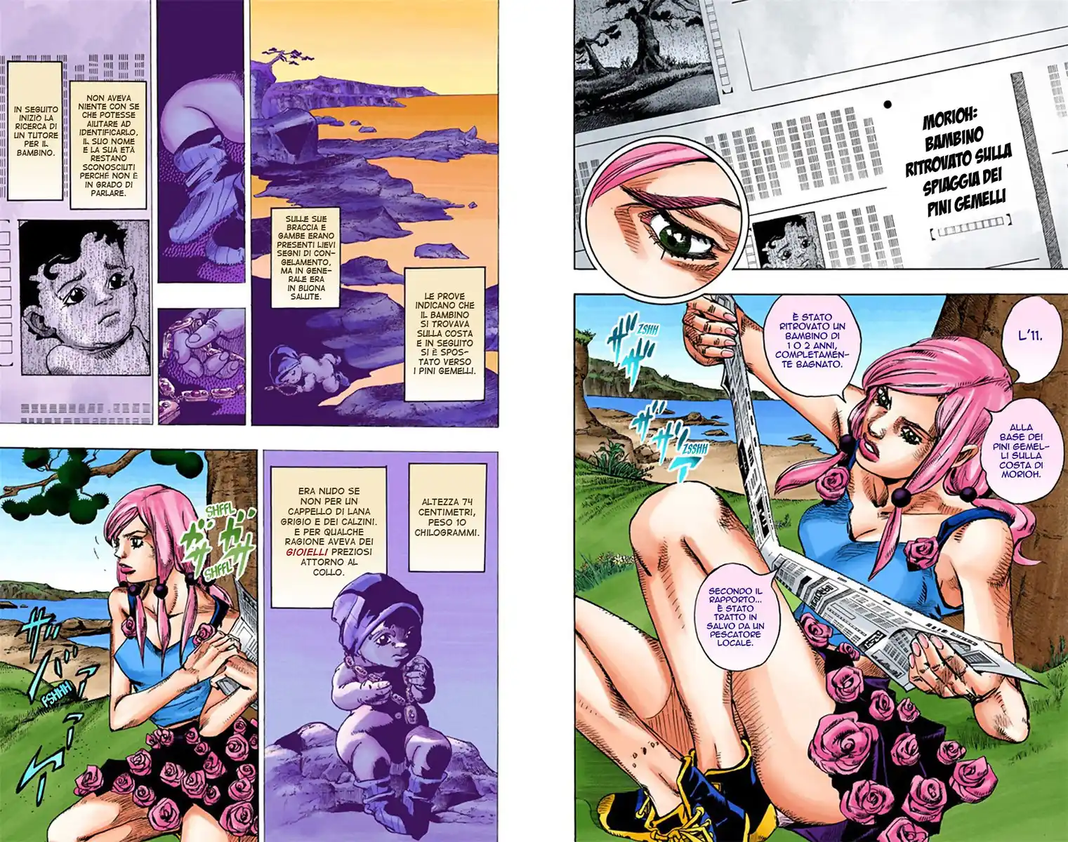 JoJo's Bizarre Adventure Part 8 - JoJolion (Official Colored) Capitolo 22 page 14