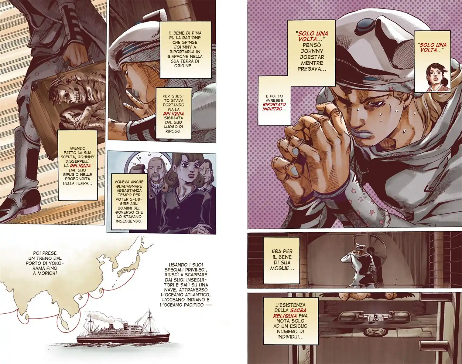 JoJo's Bizarre Adventure Part 8 - JoJolion (Official Colored) Capitolo 22 page 2