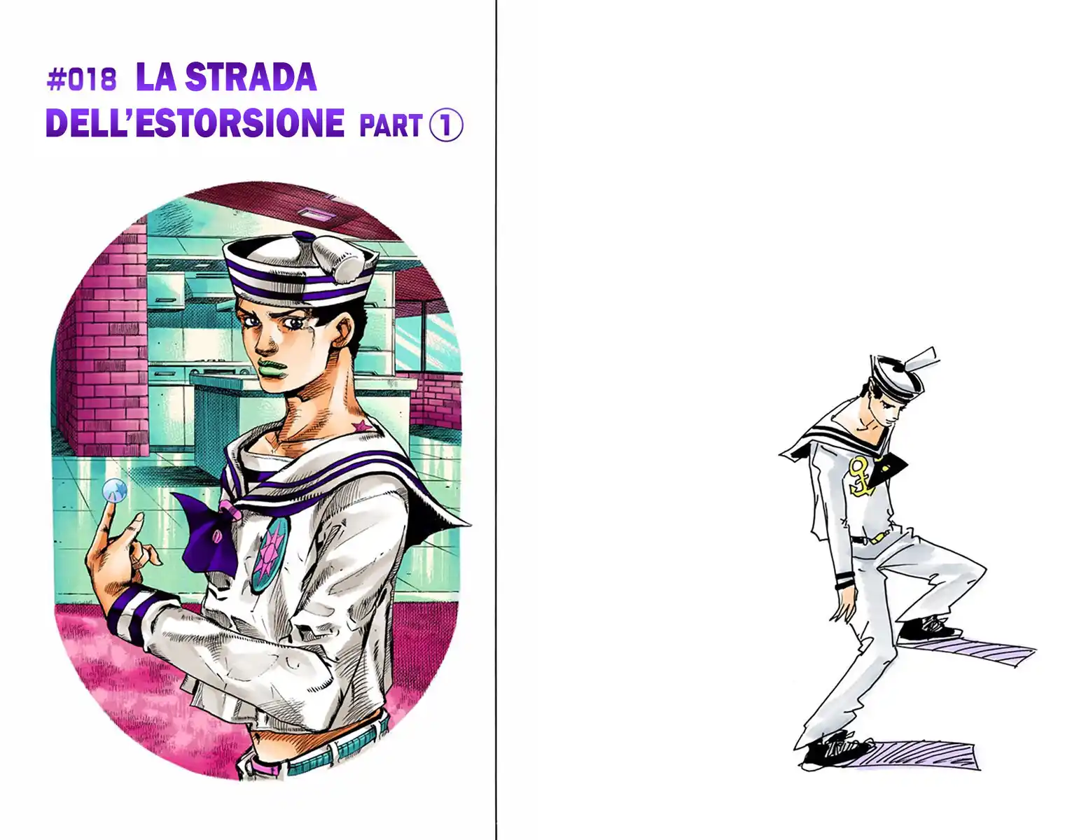 JoJo's Bizarre Adventure Part 8 - JoJolion (Official Colored) Capitolo 18 page 1