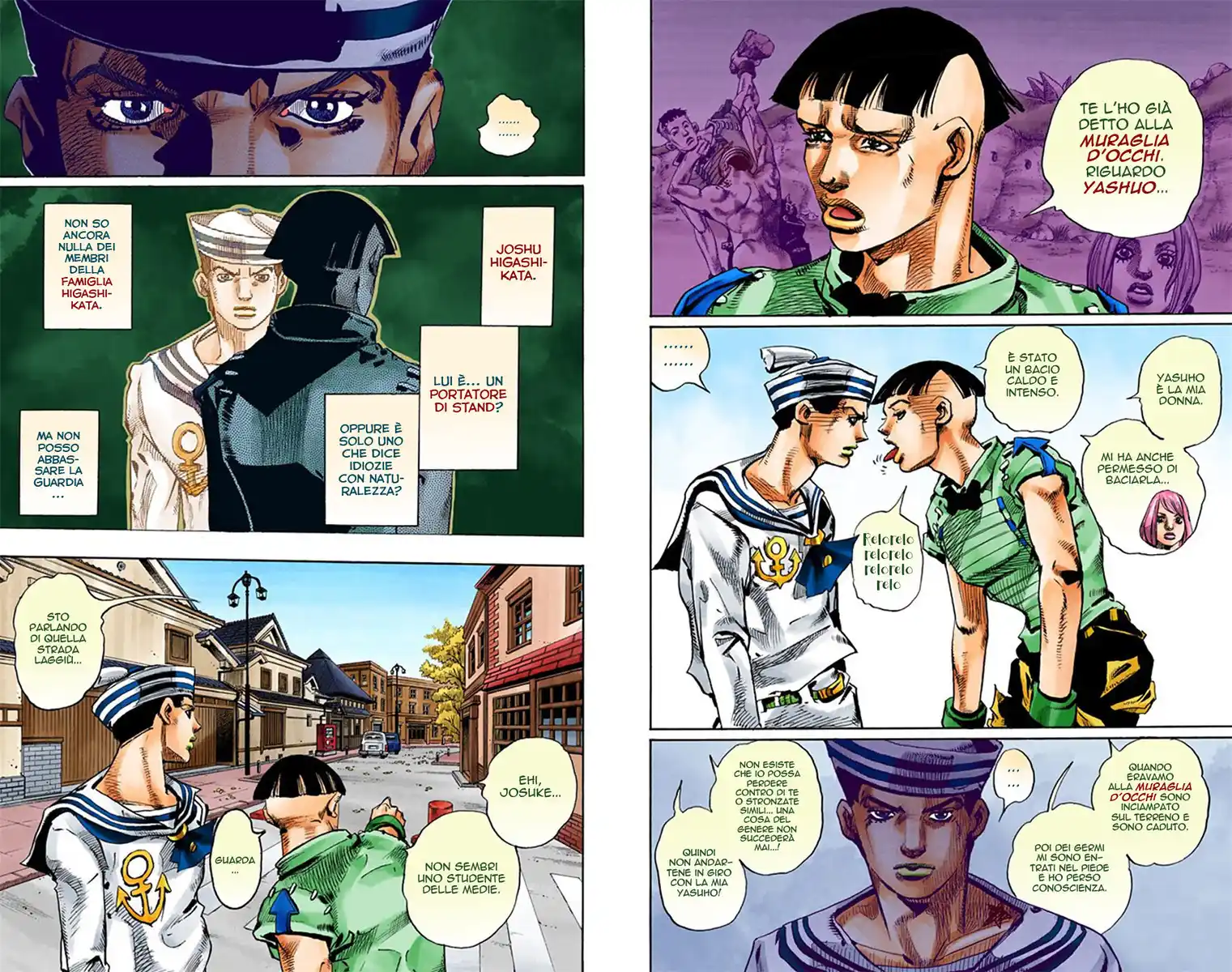 JoJo's Bizarre Adventure Part 8 - JoJolion (Official Colored) Capitolo 18 page 9