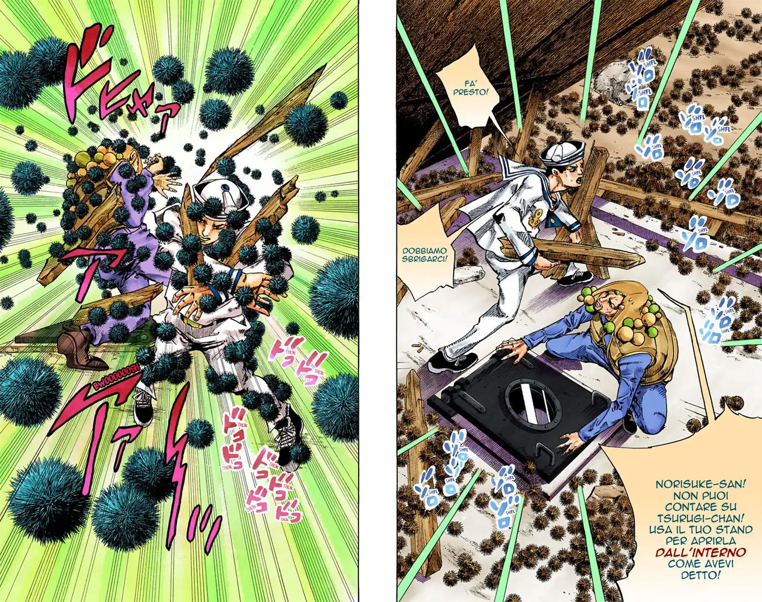 JoJo's Bizarre Adventure Part 8 - JoJolion (Official Colored) Capitolo 29 page 8