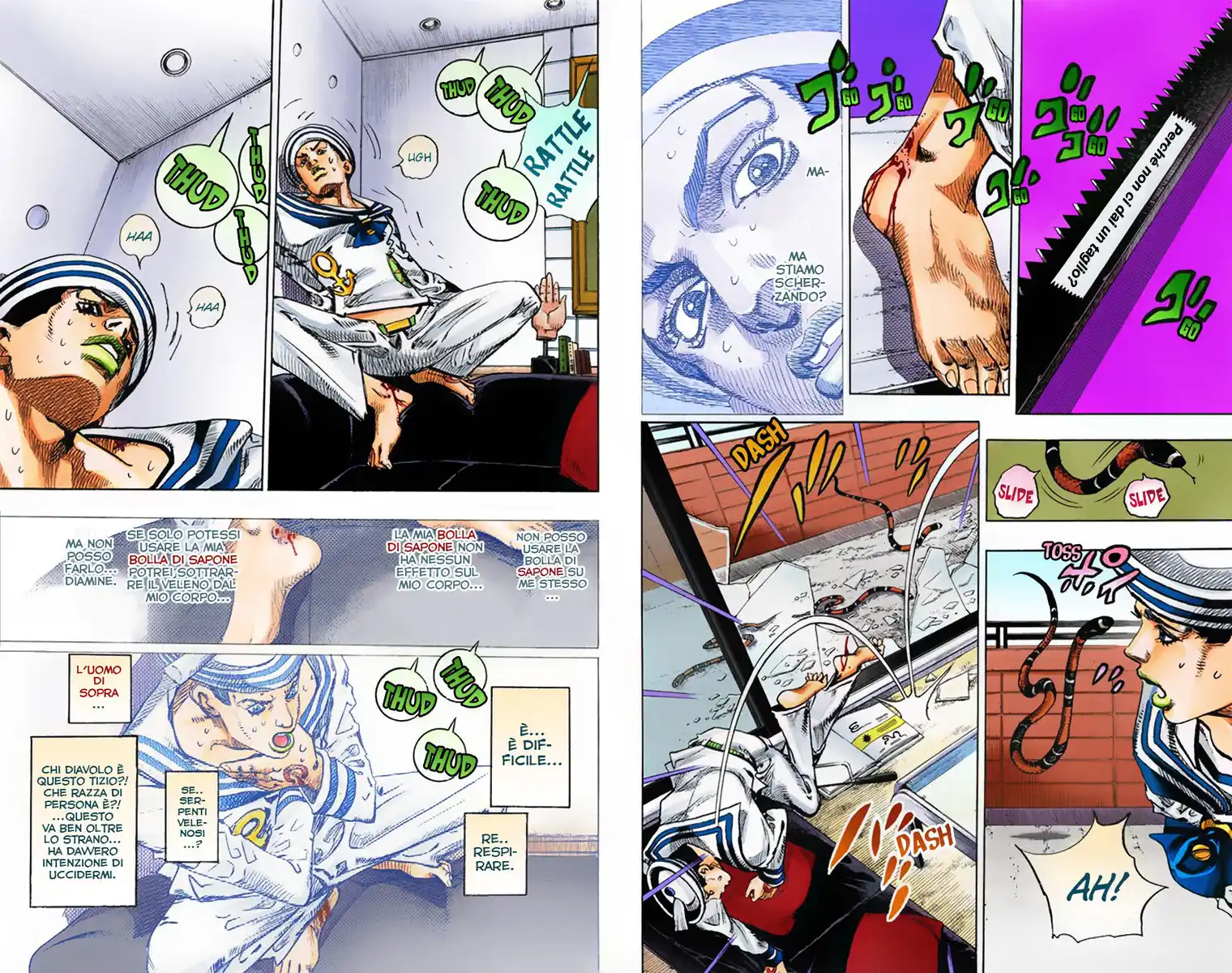 JoJo's Bizarre Adventure Part 8 - JoJolion (Official Colored) Capitolo 05 page 8