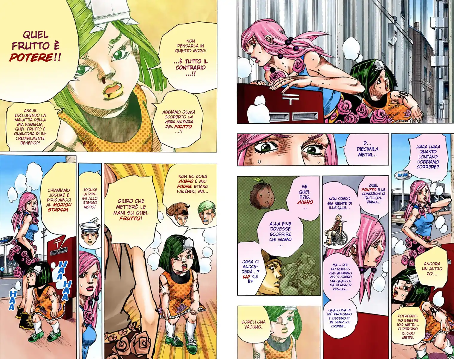 JoJo's Bizarre Adventure Part 8 - JoJolion (Official Colored) Capitolo 41 page 10