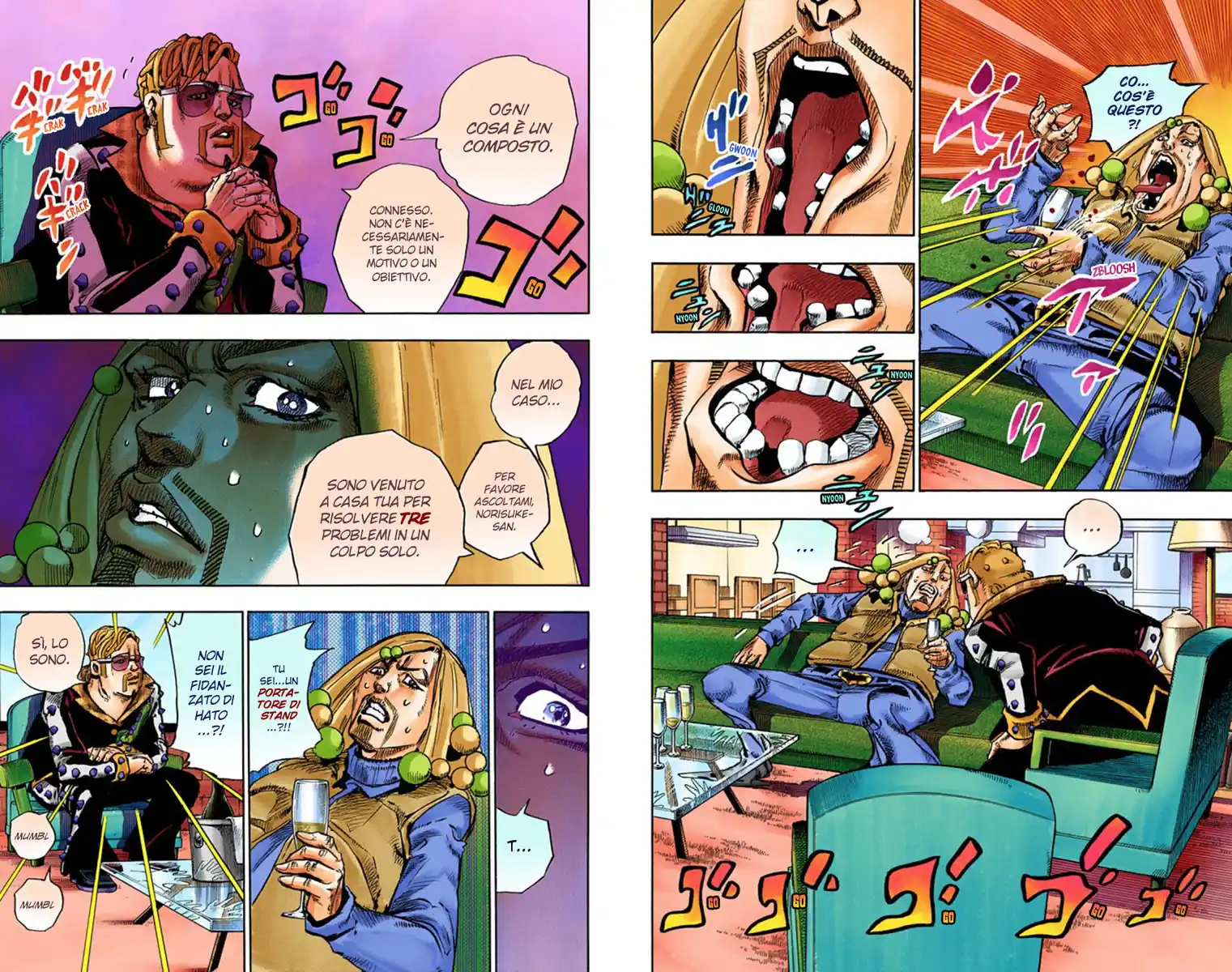 JoJo's Bizarre Adventure Part 8 - JoJolion (Official Colored) Capitolo 49 page 8