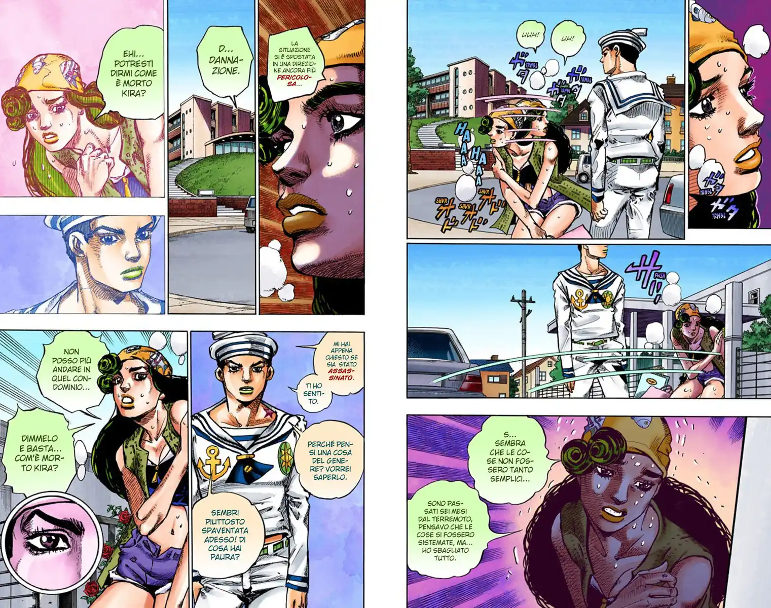 JoJo's Bizarre Adventure Part 8 - JoJolion (Official Colored) Capitolo 45 page 8