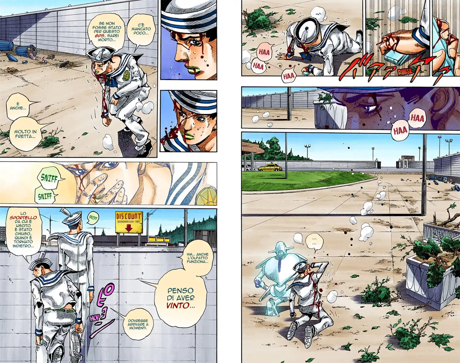 JoJo's Bizarre Adventure Part 8 - JoJolion (Official Colored) Capitolo 16 page 8