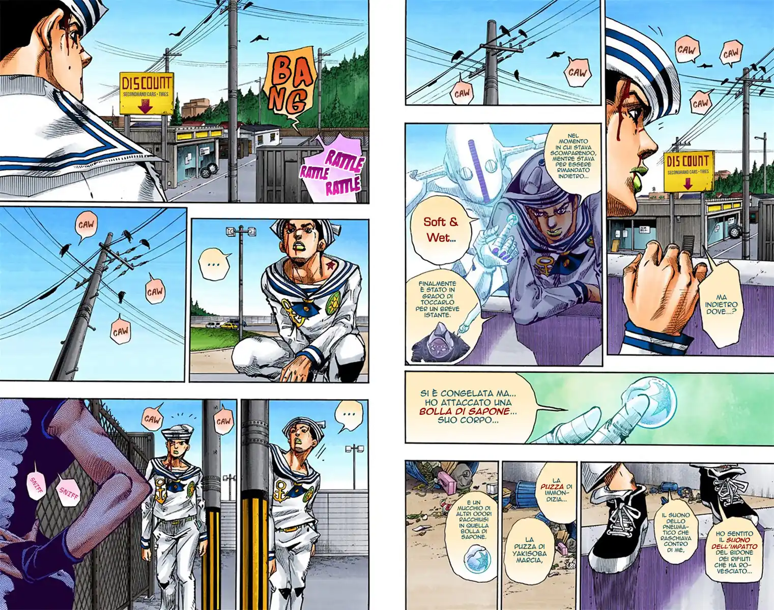 JoJo's Bizarre Adventure Part 8 - JoJolion (Official Colored) Capitolo 16 page 9