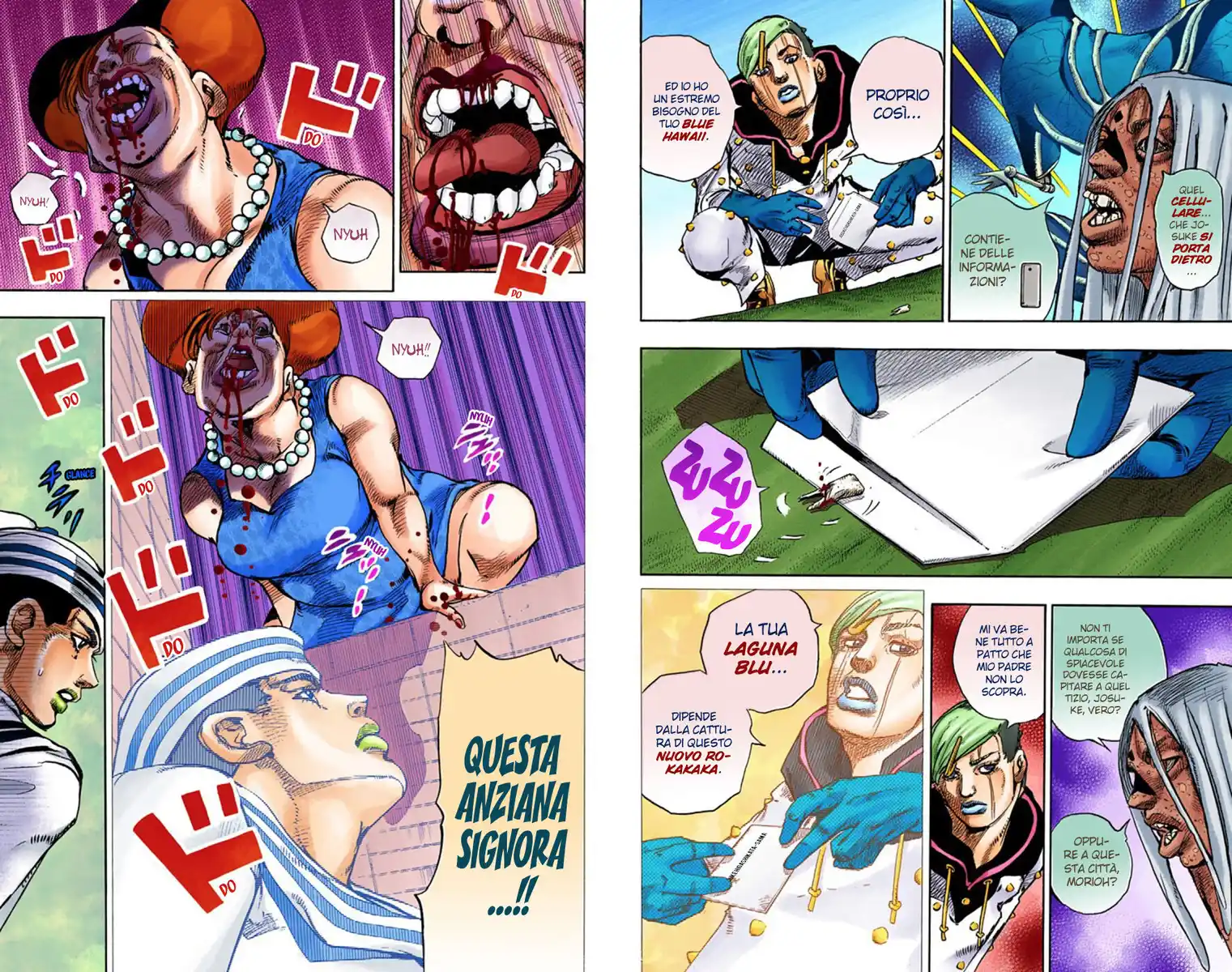 JoJo's Bizarre Adventure Part 8 - JoJolion (Official Colored) Capitolo 61 page 4