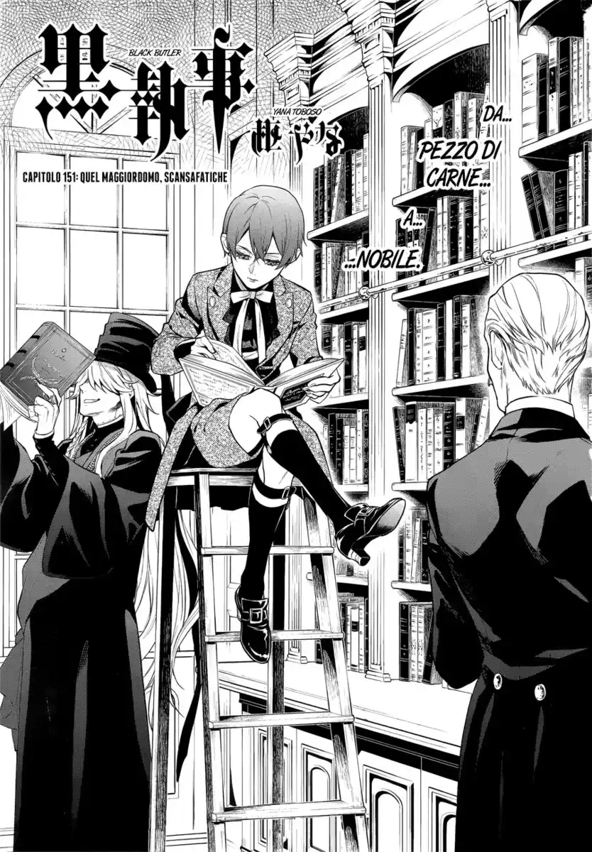 Black Butler Capitolo 151 page 1