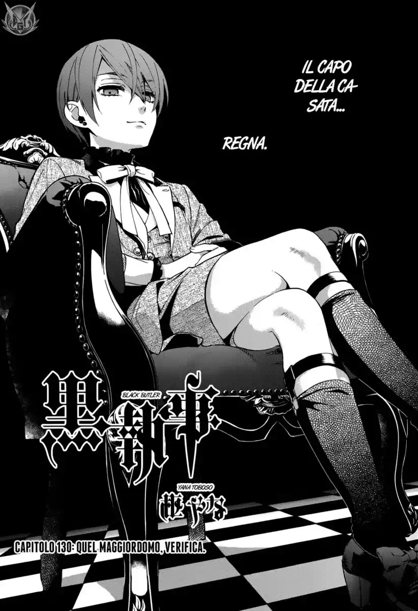 Black Butler Capitolo 130 page 1