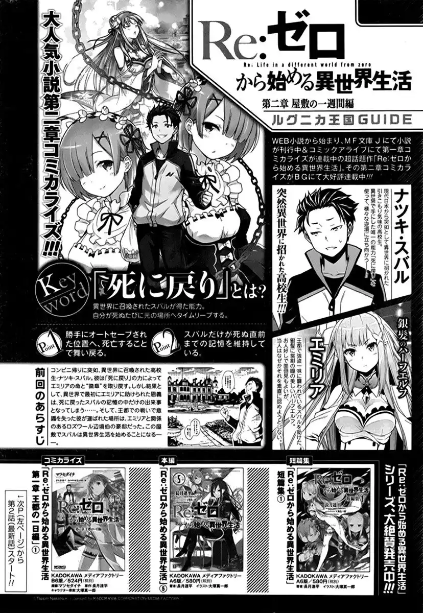 Re:Zero Kara Hajimeru Isekai Seikatsu - Dainishou - Yashiki no Isshuukan Hen Capitolo 02 page 2