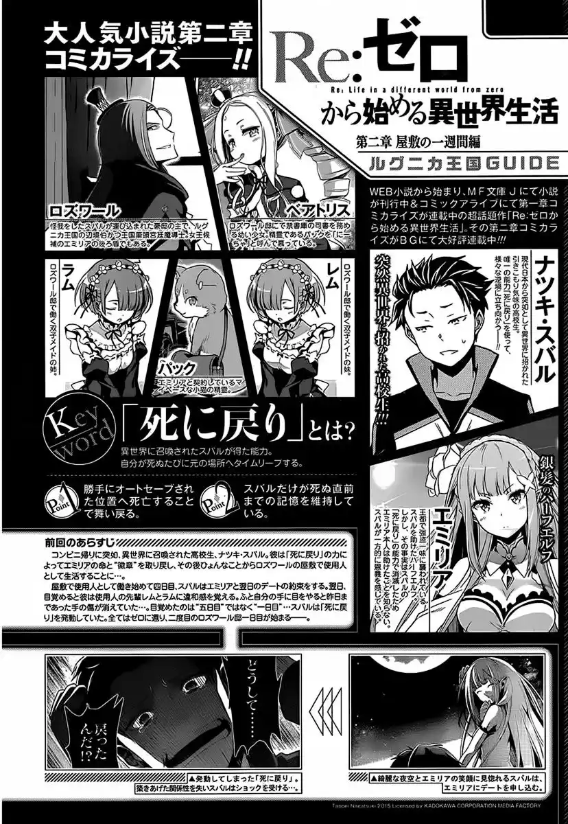 Re:Zero Kara Hajimeru Isekai Seikatsu - Dainishou - Yashiki no Isshuukan Hen Capitolo 05 page 2