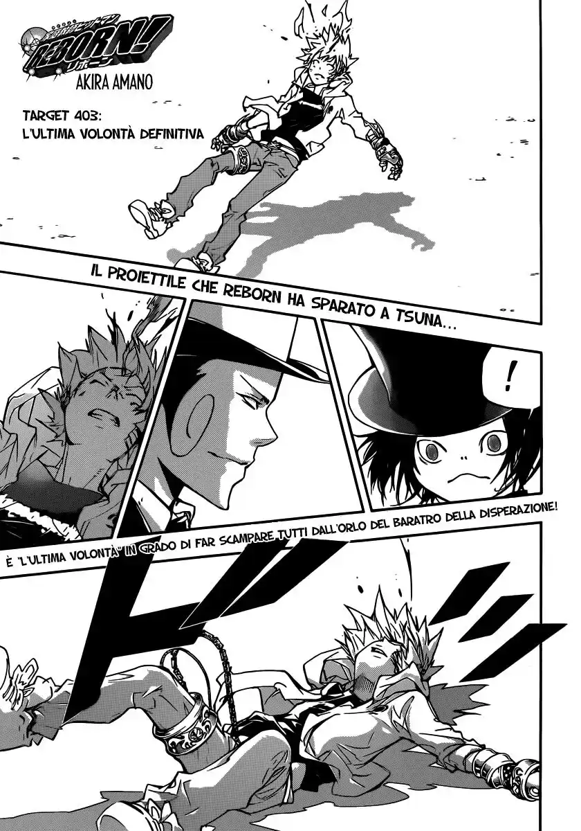 Kateikyoushi Hitman Reborn! Capitolo 403 page 2