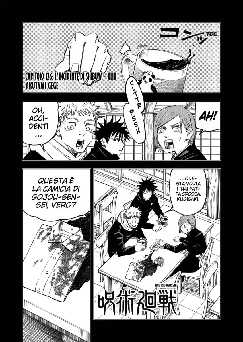 Jujutsu Kaisen Capitolo 126 page 2