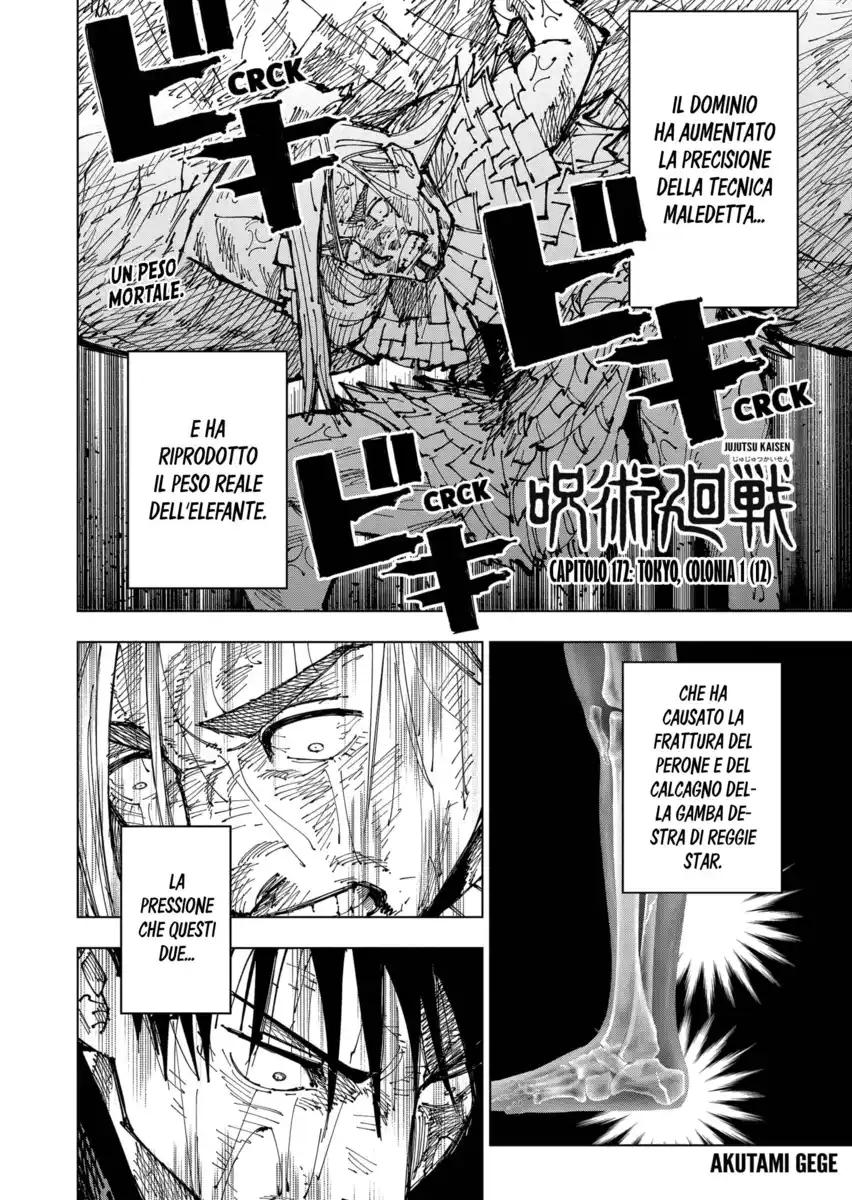 Jujutsu Kaisen Capitolo 172 page 3