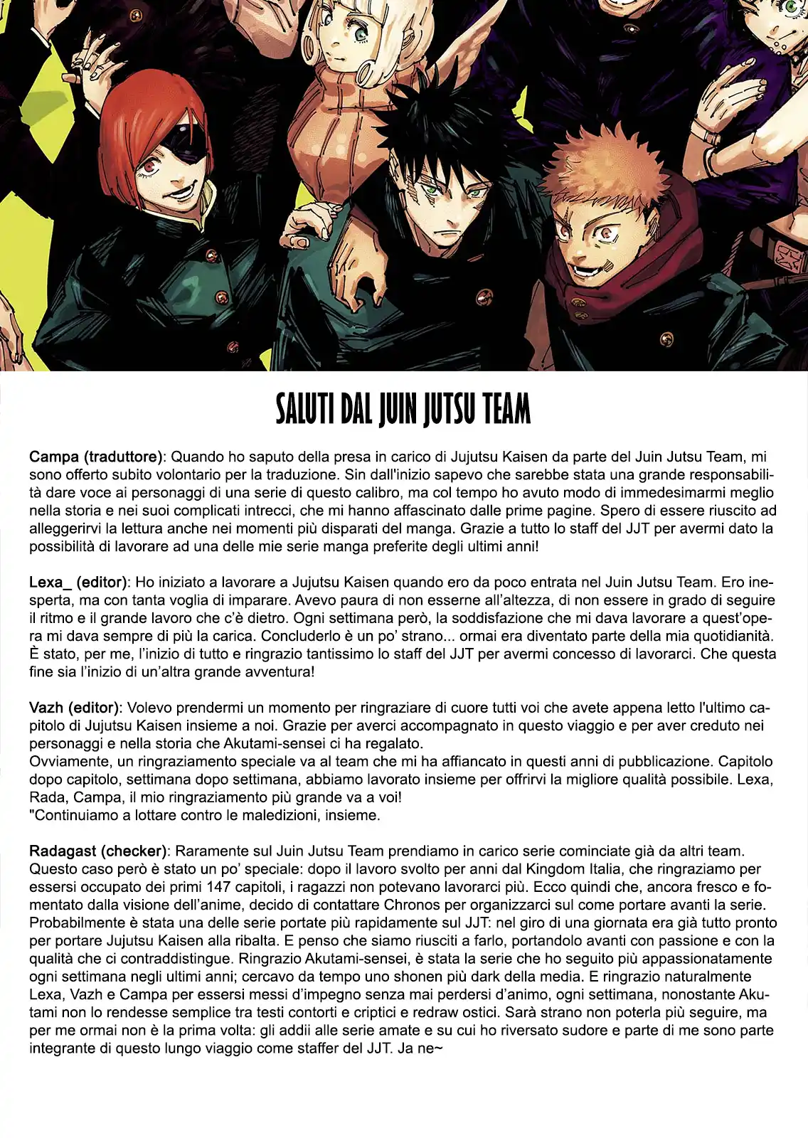 Jujutsu Kaisen Capitolo 271 page 23