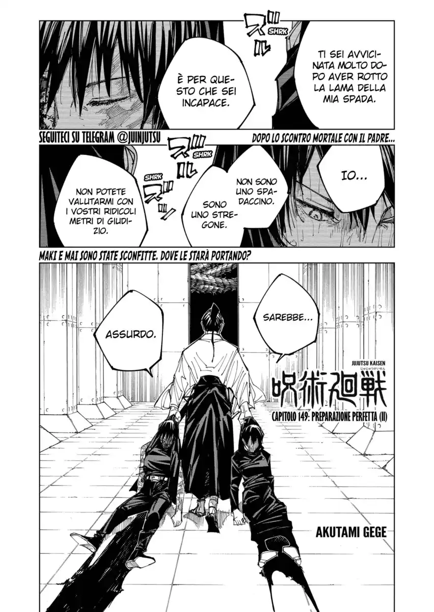 Jujutsu Kaisen Capitolo 149 page 2