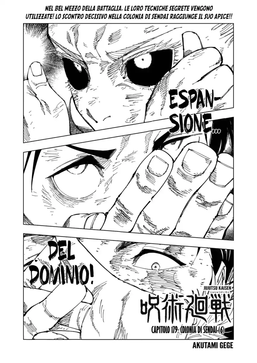 Jujutsu Kaisen Capitolo 179 page 2