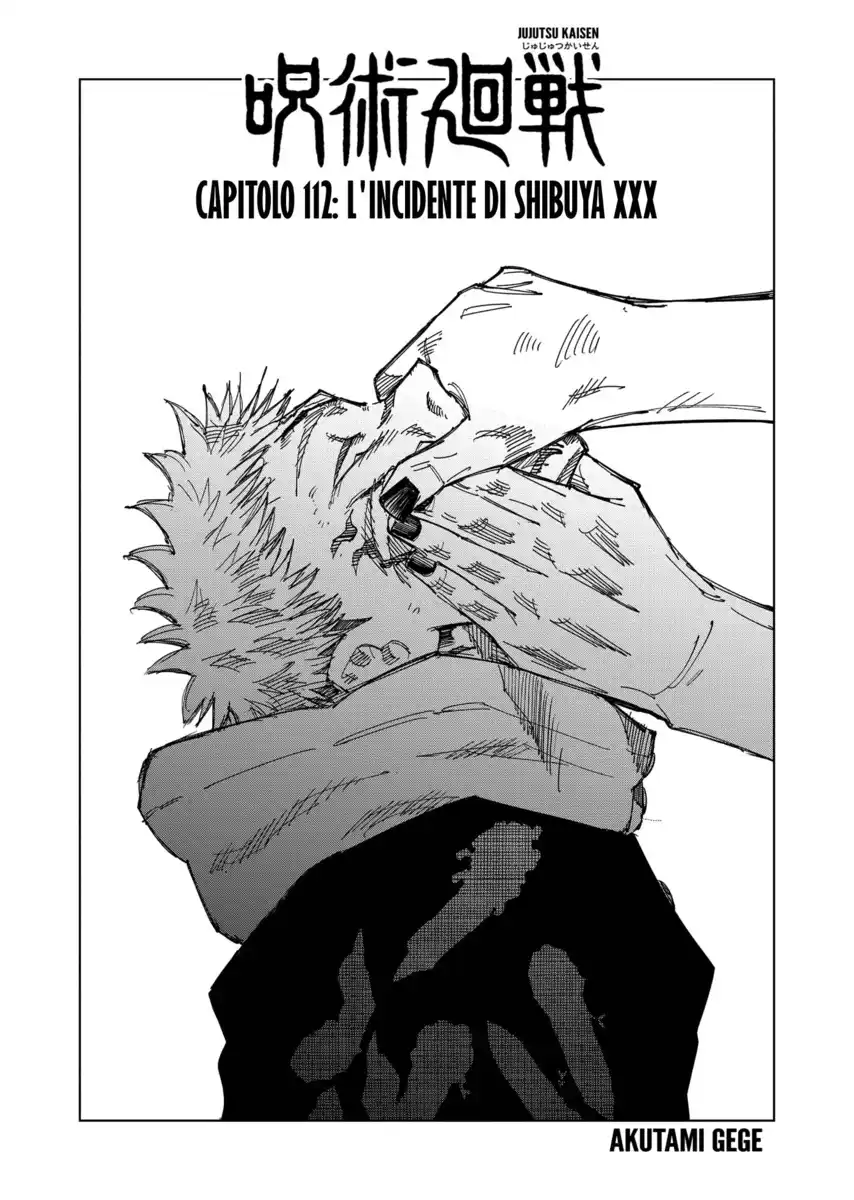 Jujutsu Kaisen Capitolo 112 page 2