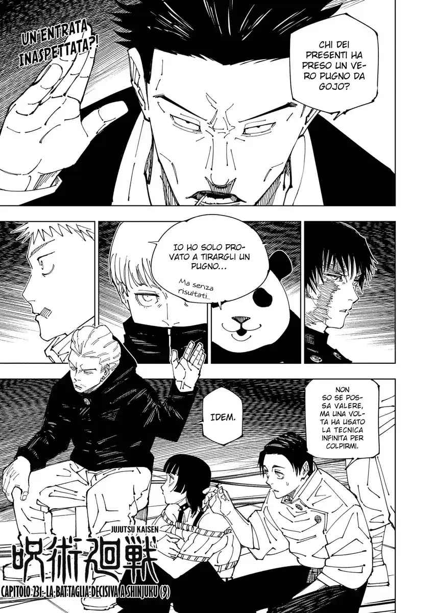 Jujutsu Kaisen Capitolo 231 page 2