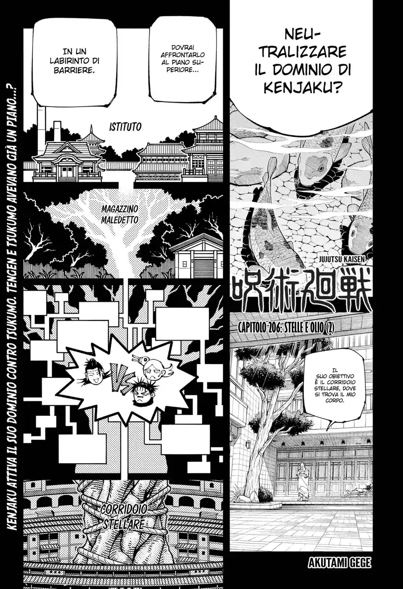 Jujutsu Kaisen Capitolo 206 page 2