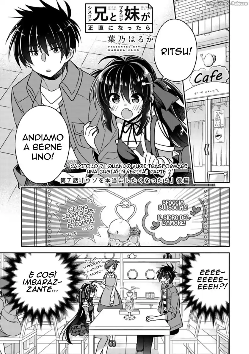 Siscon Ani to Brocon Imouto ga Shoujiki ni Nattara Capitolo 07.1 page 3