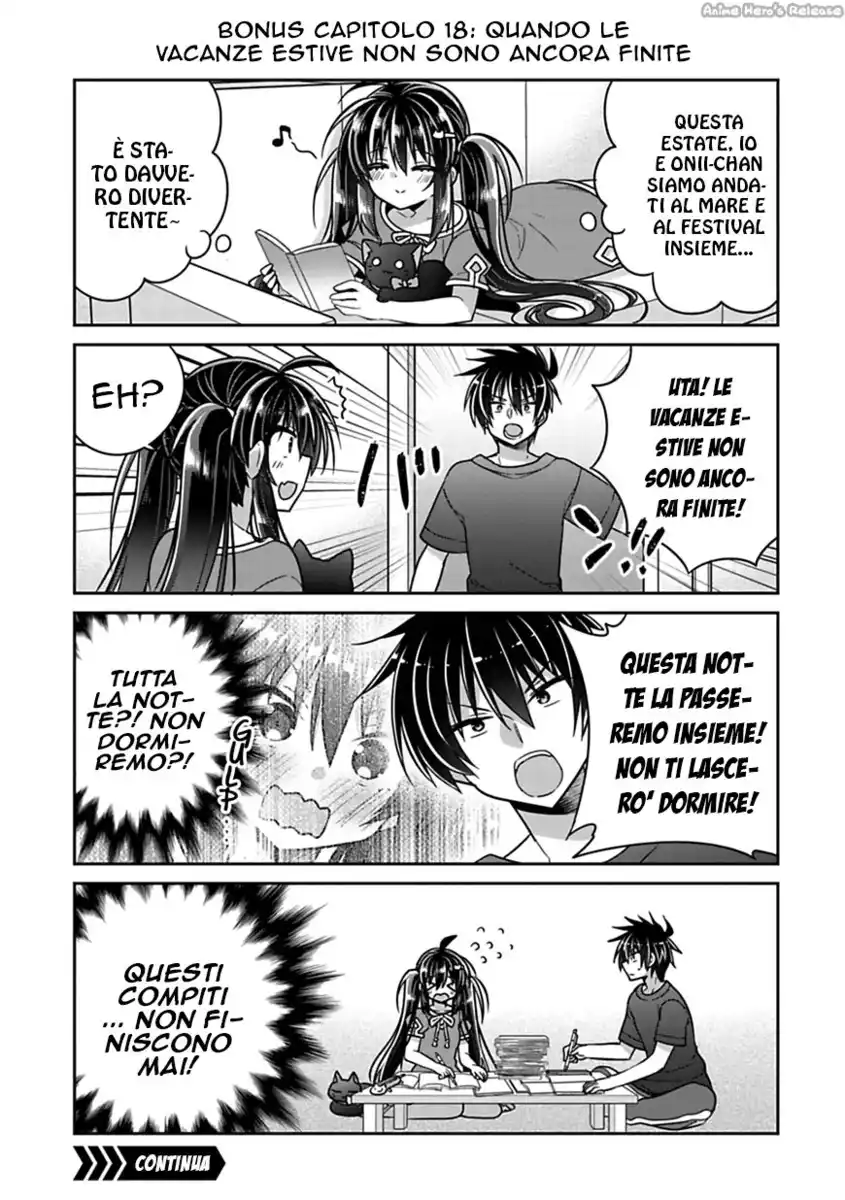 Siscon Ani to Brocon Imouto ga Shoujiki ni Nattara Capitolo 18.1 page 3